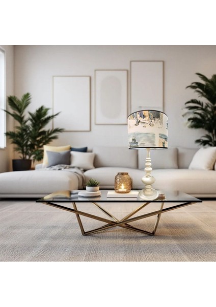 Beyaz Deniz Feneri Abajur, Şık ve Modern Masa Lambası, Ev Dekoru Için Ideal. fiyatları