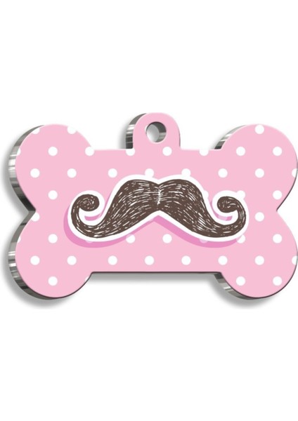 Kemik Şekilli Kedi Köpek Künyesi Small 2,1x3,1 cm
