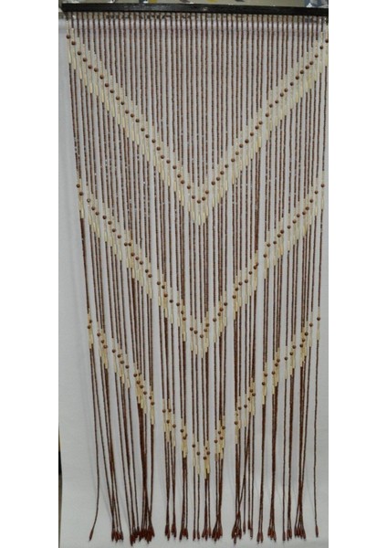 Ahşap Boncuklu Kapı Perdesi 90X190 Cm. 52 Sıra K021 indirimleri