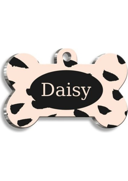 Zeytin Desenli Büyük Boy Kedi Köpek Kimliği 3,3x5 cm