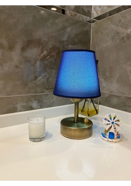 Mavi Pilli Abajur ve Gece Lambası, Masada Şıklık ve Işık Keyfi fiyatları