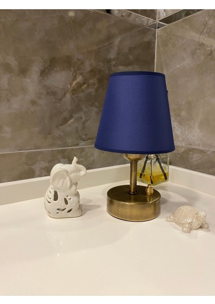 Mavi Pilli Abajur ve Gece Lambası, Masada Şıklık ve Işık Keyfi