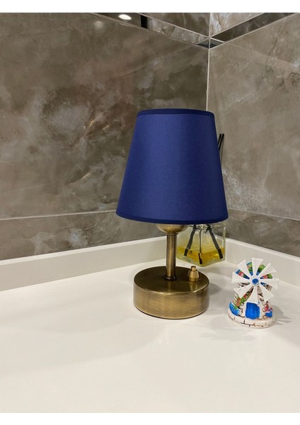 Mavi Pilli Abajur ve Gece Lambası, Masada Şıklık ve Işık Keyfi