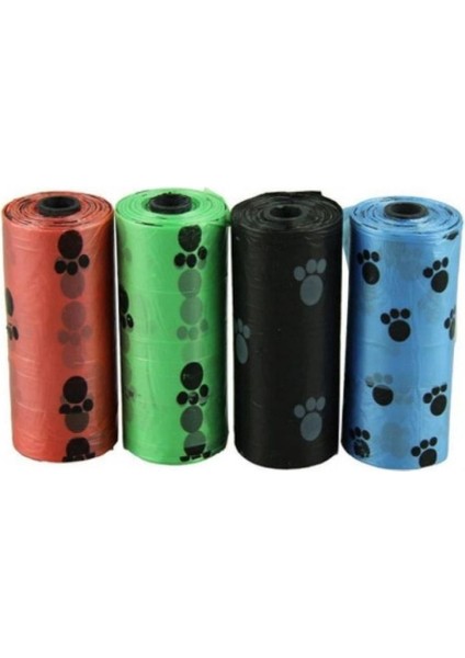 Köpek Dışkı Toplama Poşeti 3 Paket, Temiz ve Pratik Kullanım Için Ideal