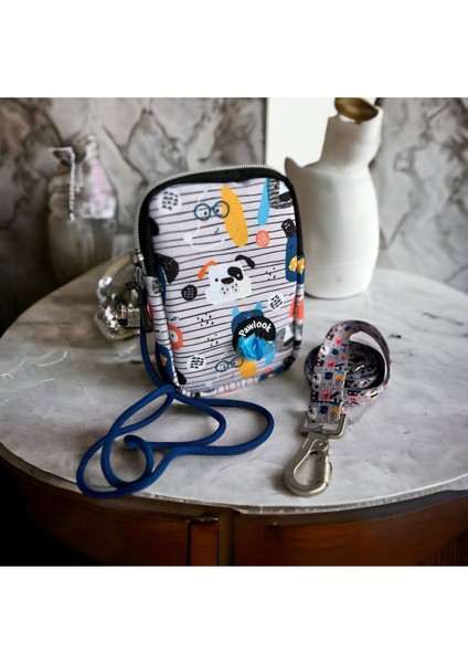 Köpek Gezdirme Kayışı, Cep Telefonu Çantası ve Kaka Poşetliği Seti