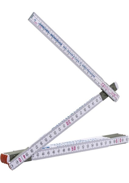 Ahşap Kırma Metre Marangoz Cetveli 2 Metre, Dayanıklı ve Hassas Ölçüm Araçları