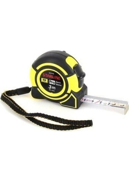 390W 16 mm Şerit Metre, 3 Adet, Kaliteli Ölçüm Aracı