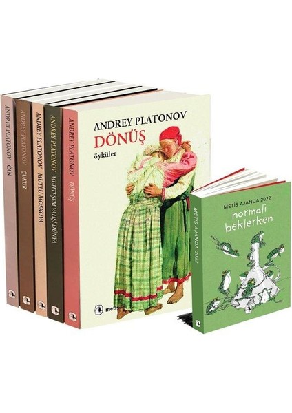 Andrey Platonov Seti 5 Kitap Takım Hediyeli