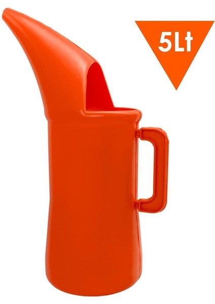 5 Lt Ağızlı Plastik Huni ve Bidon Seti, Pratik ve Dayanıklı Depolama Çözümü