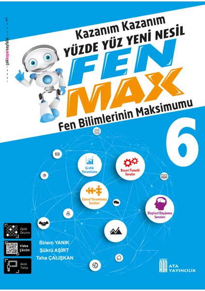 Ata 6.sınıf Yüzde Yüz Yeni Nesil Fen Max + 20 Deneme Sınavı