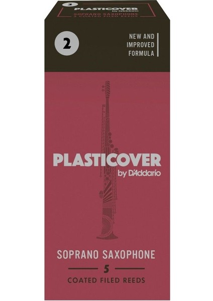Soprano Saksafon Kamışı No:2, Rico Plasticover RRP05SSX200, Yüksek Kalite