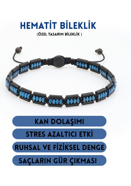 Hematit Bileklik - Lotus Black Matte Brown Bileklik - Tasarım Bileklik Özel Kesim Ayarlanabilir fırsatları