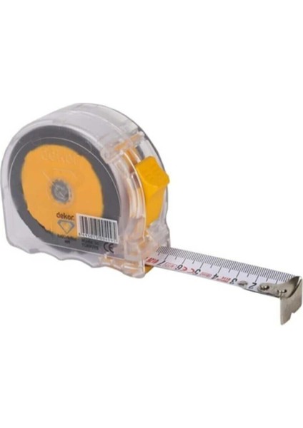 Şeffaf Şerit Metre 5×25 Mm, Dayanıklı ve Kullanışlı Ölçüm Aracı fiyatları