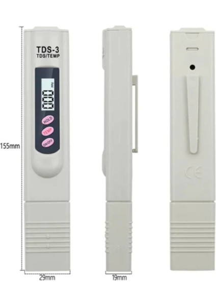 Su Kalite Ölçüm Cihazı, Tds Metre, Saflık ve Temizlik Kontrol Aracı fırsatları