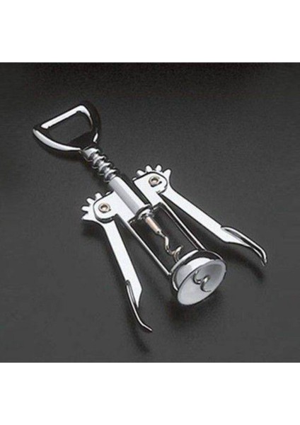 Paslanmaz Metal Krom Tirbuşon, 2 Fonksiyonlu, Şarap Açma ve Kapanma Aleti fiyatları