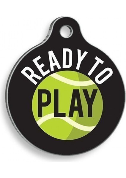 Yuvarlak Köpek ve Kedi Künyesi, 3,8 Cm, Şık ve Dayanıklı Tasarım