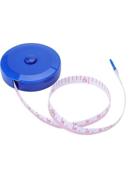 Yuvarlak Otomatik Ölçüm Mezurası, 1.5 Metre, Pratik ve Kullanışlı Tasarım