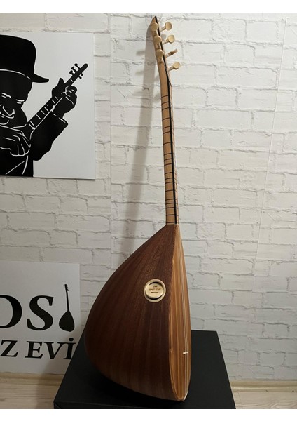 Maun Tekne Nokta Klavye Yarı Prof. Kısa Sap Bağlama Saz (Kılıf Yedek Tel Tezene)