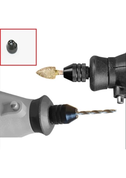 Mini Taşlama ve Gravür Makinesi, Otomatik Mandrel, 3 Çeneli, Hafif ve Kullanışlı modelleri
