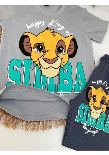 Simba Aslan Figürlü Erkek Çocuk Alt Üst Ikili Takım fiyatları