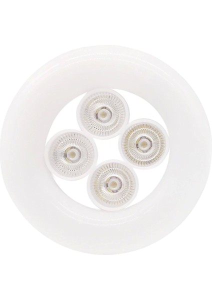 E27 Duy 48W Beyaz 4’lü Ufo LED Lamba Seti, Enerjik ve Parlak Aydınlatma
