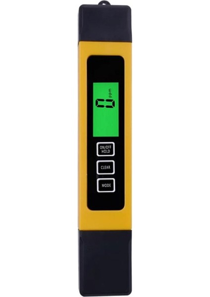 3'ü Birlikte Termometreli Tds Metre LED Işıklı Su Kalite ve Sertlik Ölçer