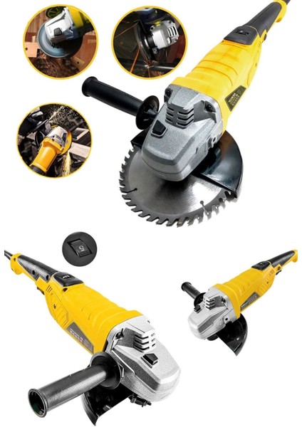 1800W Profesyonel Devir Ayarlı 180MM Büyük Boy Spiral Taşlama Makinesi modelleri