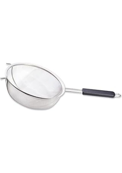 24 cm Destekli Süzgeç Kahverengi, Dayanıklı ve Pratik Mutfak Gereci