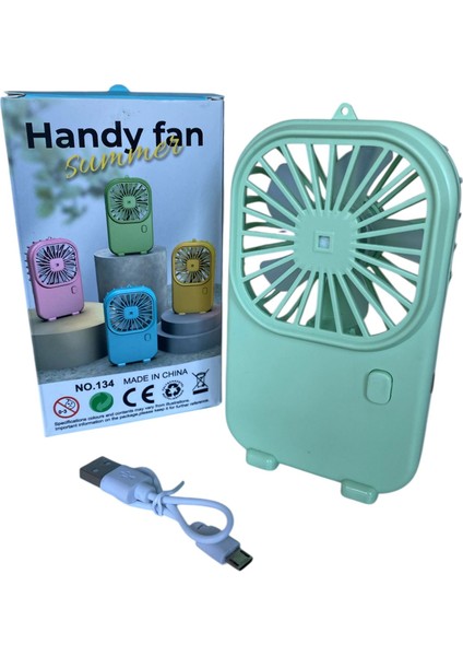 Mini Fan 3 Kademeli Işıklı