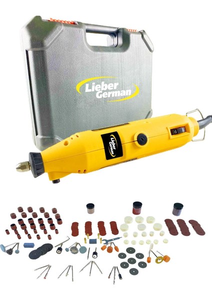 340 Parça Hobi Seti, 400W, 60.000 Rpm, 6 Kademe Devir, Taşlama ve Zımpara fiyatları