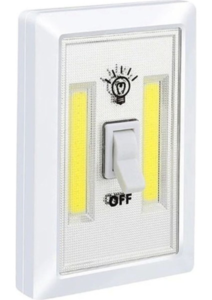 Renkli Ledli Portatif Duvar ve Dolap Içi Kare Işıldak SL-606