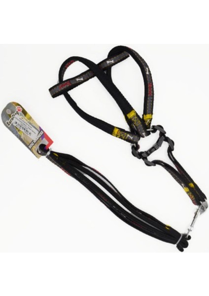 Köpek Uzatma ve Göğüs Tasması Siyah 120CM, Dayanıklı ve Konforlu Tasarım