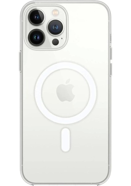 Newface iPhone 12 Pro Kılıf Pc Real Magsafe Kapak - Şeffaf