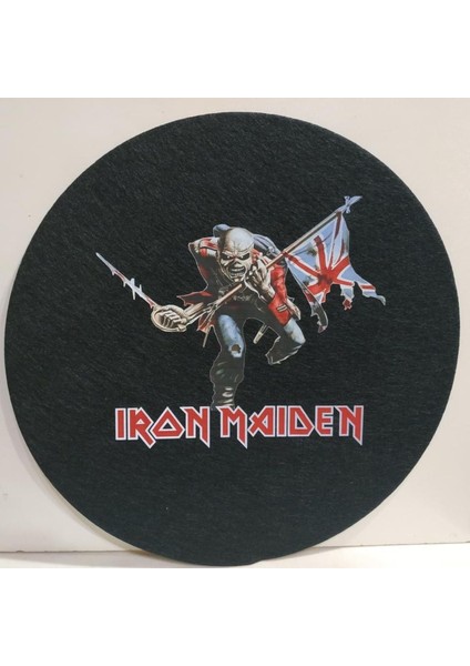 Iron Maiden Desenli Şık Pikap Matı, Müzik Tutkunları Için Ideal Seçim