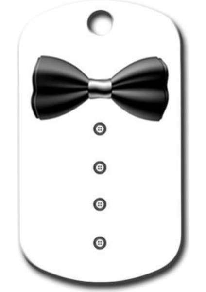 Sevimli Künyeli Küçük Hayvanlar Için Şık Papyon Takımı