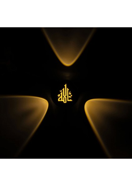 3000K Çok Renkli Allah Dekoratif LED Duvar Aplik 5047 modelleri