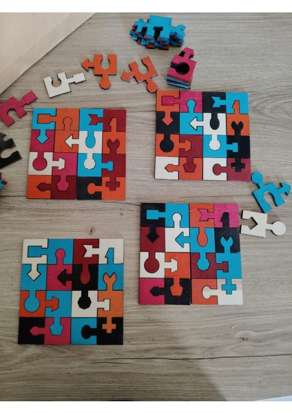 Doğal Ahşap Montessori Puzzle fiyatları