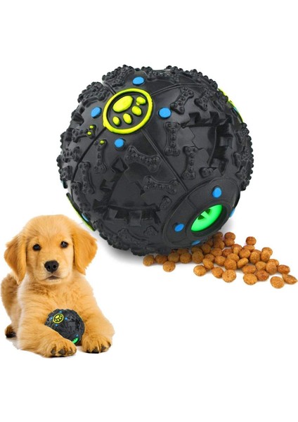 Hareketli Sesli Köpek Oyuncağı, Eğlenceli Mama Topu