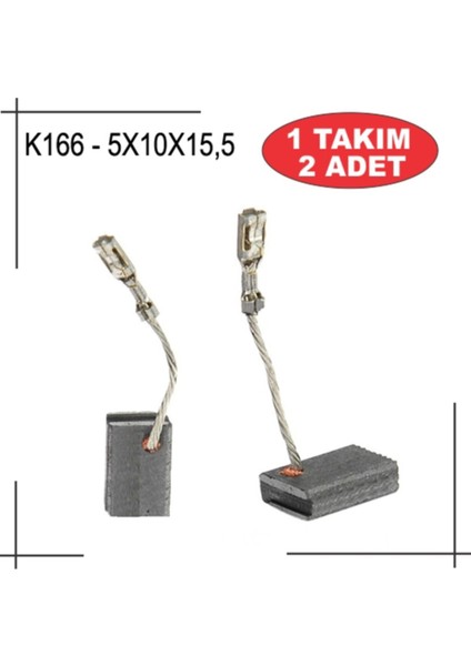 5X10X15 mm Taşlama Makinesi Kömürleri, Yedek Parça, Dayanıklı, Güçlü Performans