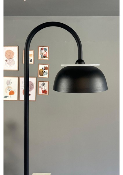 Modern Siyah Metal Zemin Lambası, Oturma ve Çalışma Alanları Için Şık Aydınlatma indirimleri