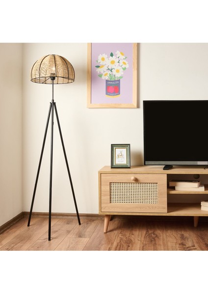 Şık Tripod Lambader, Kahverengi ve Siyah Renk Seçenekleriyle Modern Aydınlatma fiyatları