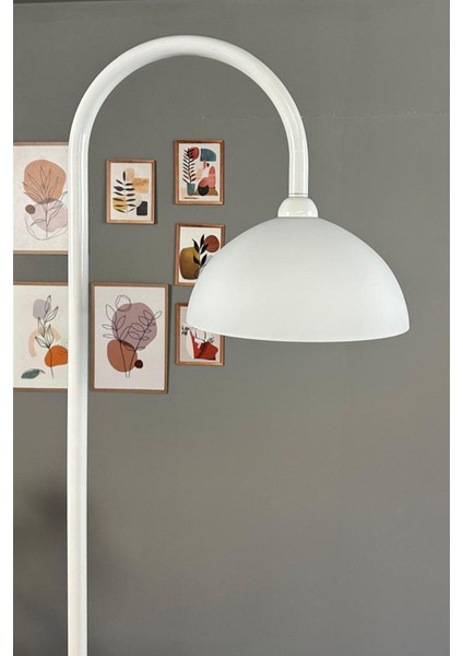 Modern Beyaz Metal Lambader, Oturma ve Çalışma Odası Için Şık Dekoratif Aydınlatma modelleri