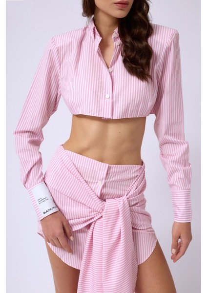 Bağlamalı Çizgili Etek modelleri