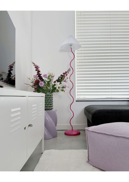 Çok Renkli Kıvrım Serisi Dekoratif Zemin Lambası Lambader fırsatları