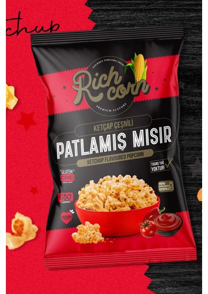 Ketçap Çeşnili Popcorn 65 gr