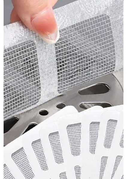 5'li Yapışkanlı Banyo Gider Koruyucu ve Saç Toplayıcı Set