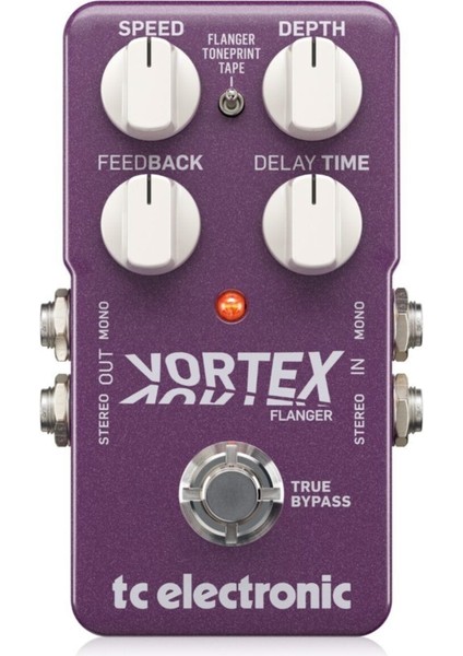 Vortex Flanger Efekti, Müzik Enstrümanı Ses Işlem Pedalı