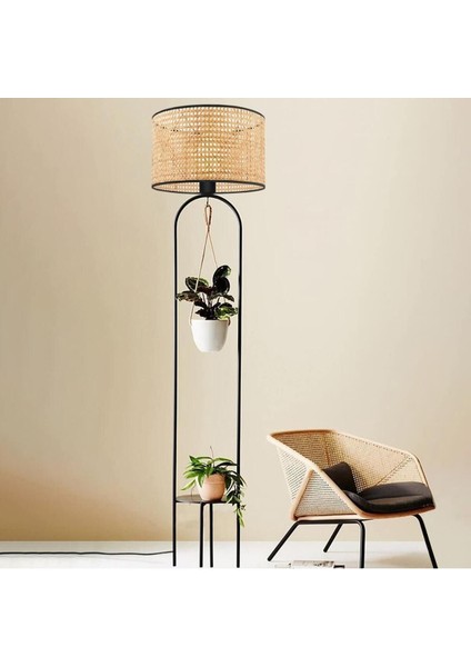 Kahverengi Standlı Şık Lambader, Modern ve Şık Ev Dekoru Için Ideal. fiyatları
