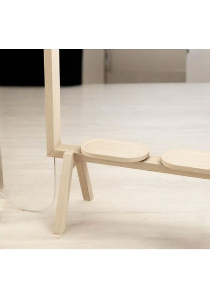 Renkli Doğal Ahşap Lambader ve Çiçeklik Şık ve Kullanışlı Tasarım modelleri