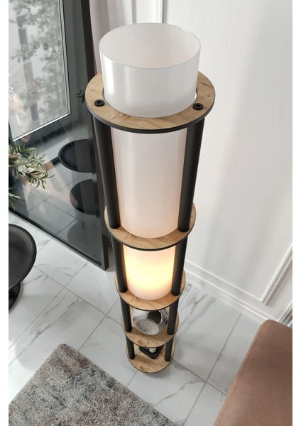 Iç Içe Modern Ahşap Ayaklı Dekoratif Aydınlatma, Şık ve Kullanışlı Tasarım modelleri